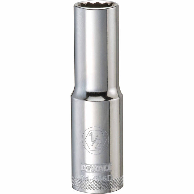 Dewalt DWMT74536OSP Mechanics 12 Point 1/2" Drive Deep Socket 1/2" SAE