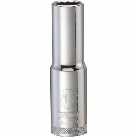 Dewalt DWMT74542OSP Mechanics 12 Point 1/2" Drive Deep Socket 13 MM