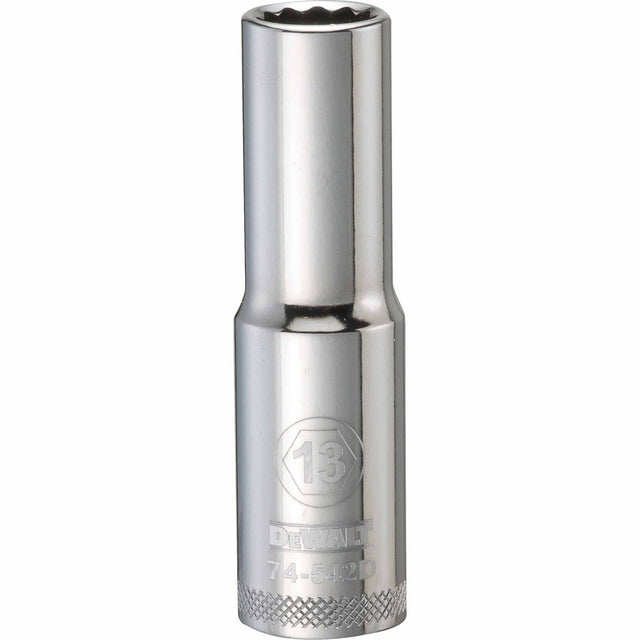 Dewalt DWMT74542OSP Mechanics 12 Point 1/2" Drive Deep Socket 13 MM