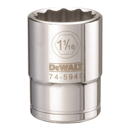 Dewalt DWMT74594OSP Mechanics 12 Point 3/4" Drive Socket 1-1/16 SAE