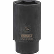Dewalt DWMT74658OSP Mechanics 6 Point 1/2" Drive Deep Impact Socket 1-1/4"