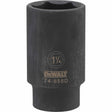 Dewalt DWMT74658OSP Mechanics 6 Point 1/2" Drive Deep Impact Socket 1-1/4"