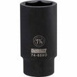 Dewalt DWMT74659OSP Mechanics 6 Point 1/2" Drive Deep Impact Socket 1-1/8"