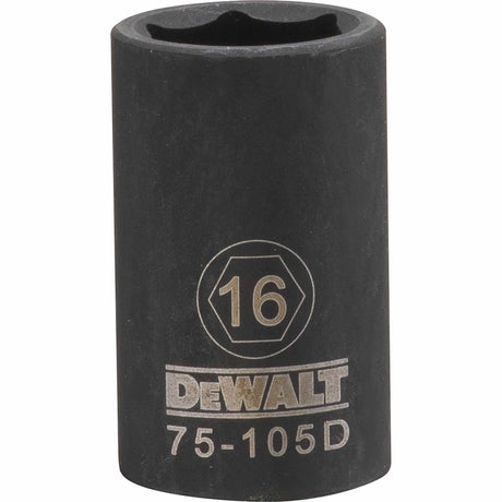 Dewalt DWMT75105OSP Mechanics 6 Point 1/2" Drive Impact Socket 16 MM