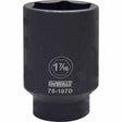 Dewalt DWMT75107OSP Mechanics 6 Point 1/2" Drive Deep Impact Socket 1-7/16" SAE