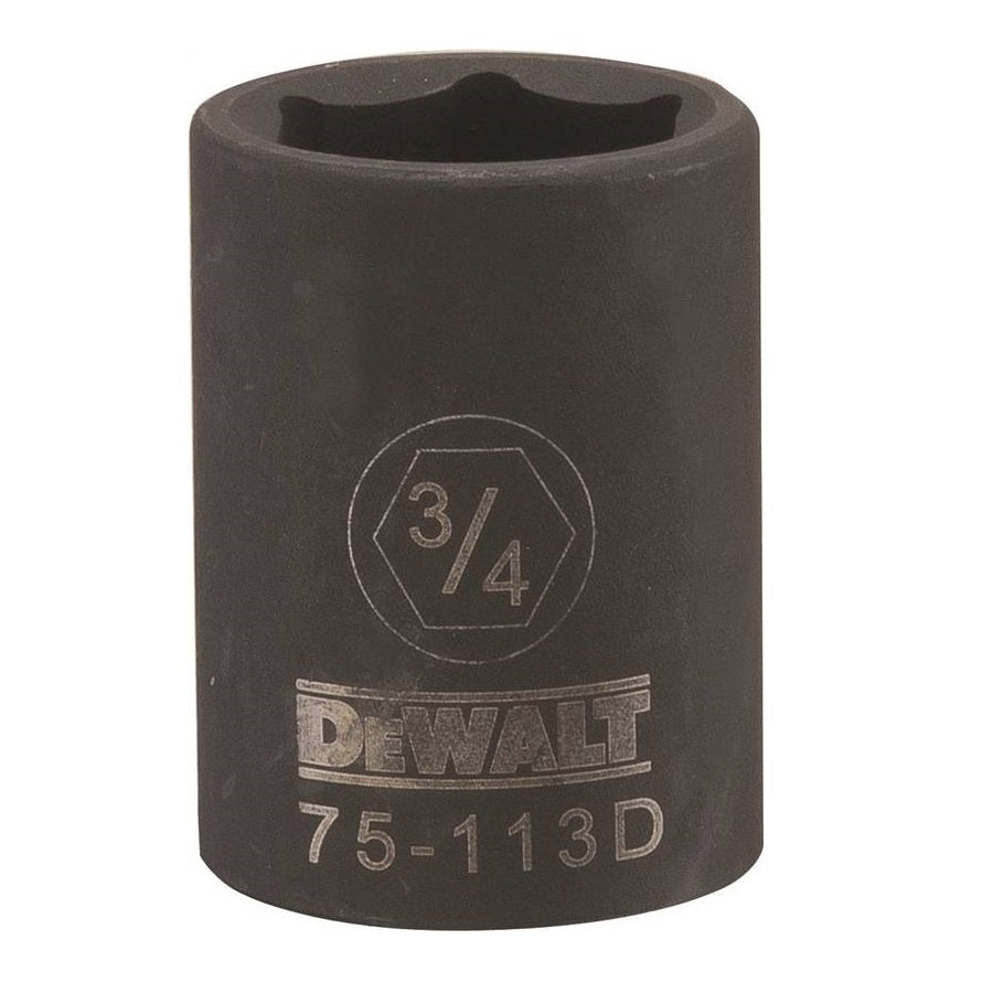 Dewalt DWMT75113OSP Mechanics 6 Point 1/2" Drive Impact Socket 3/4" SAE