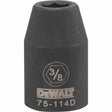 Dewalt DWMT75114OSP Mechanics 6 Point 1/2" Drive Impact Socket 3/8" SAE