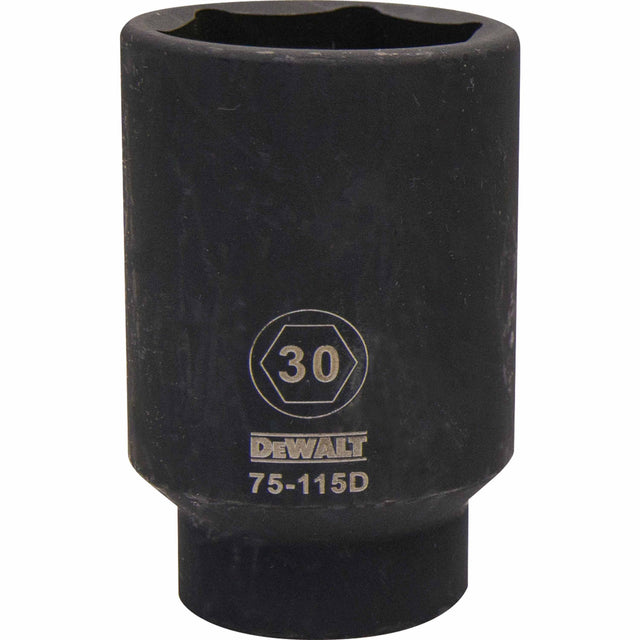 Dewalt DWMT75115OSP Mechanics 6 Point 1/2" Drive Deep Impact Socket 30 MM