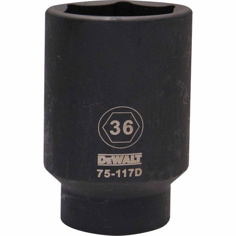 Dewalt DWMT75117OSP Mechanics 6 Point 1/2" Drive Deep Impact Socket 36 MM