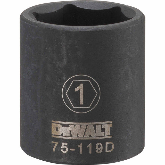 Dewalt DWMT75119OSP Mechanics 6 Point 1/2" Drive Impact Socket 1" SAE