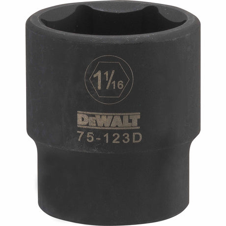 Dewalt DWMT75123OSP Mechanics 6 Point 1/2" Drive Impact Socket 1-1/16" SAE