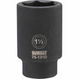 Dewalt DWMT75131OSP Mechanics 3/4" Drive Deep Impact Socket 1-1/2" SAE