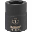 Dewalt DWMT75154OSP Mechanics 3/4" Drive Impact Socket 1 SAE