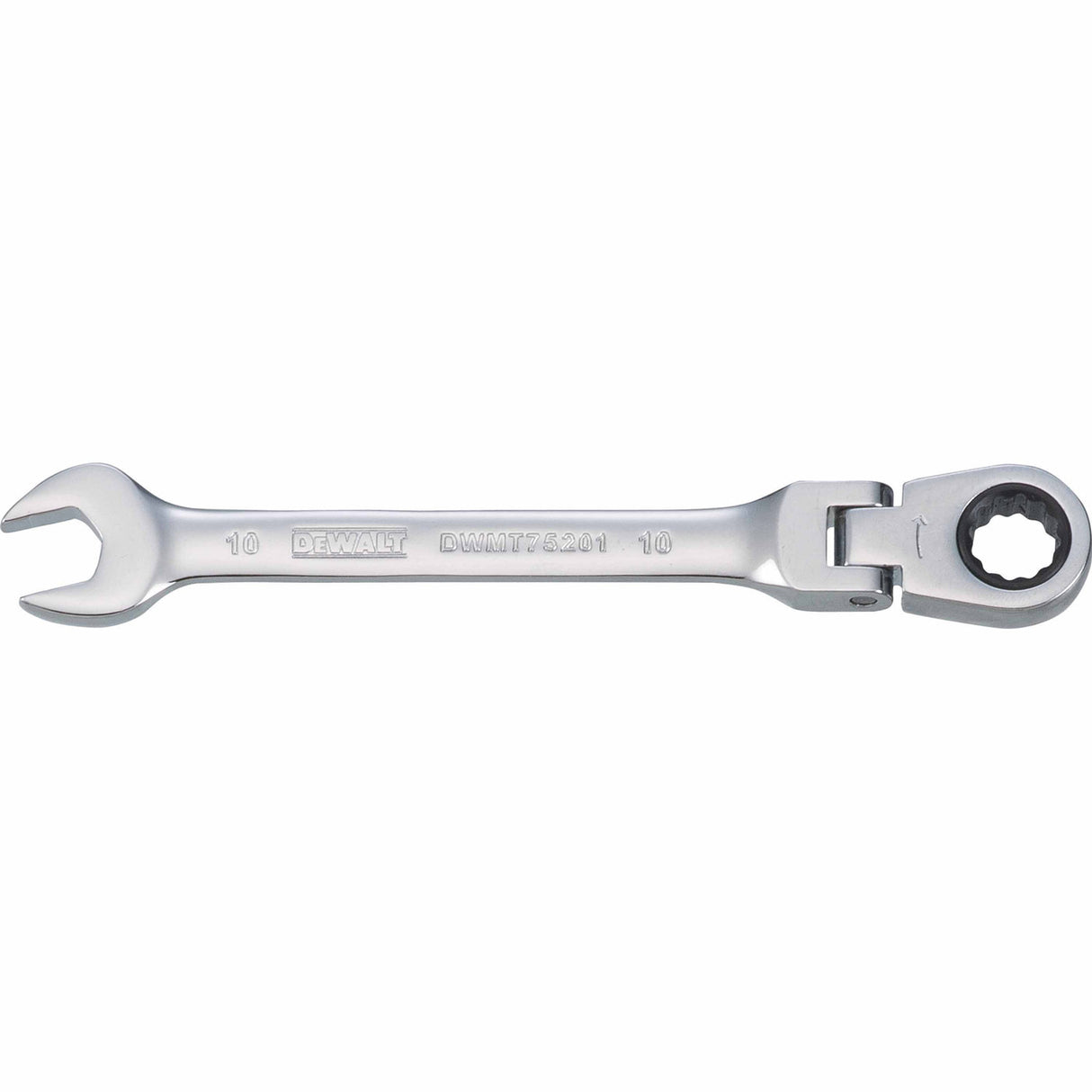 Dewalt DWMT75201OSP Mechanics Flat Head Ratcheting Combination Wrench 10 MM