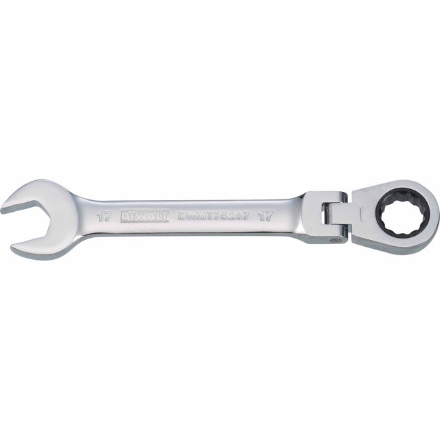 Dewalt DWMT75207OSP Mechanics Flat Head Ratcheting Combination Wrench 17 MM