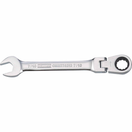 Dewalt DWMT75212OSP Mechanics Flat Head Ratcheting Combination Wrench 7/16"