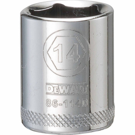 Dewalt DWMT86114OSP Mechanics 6 Point 1/4" Drive Socket 14 MM