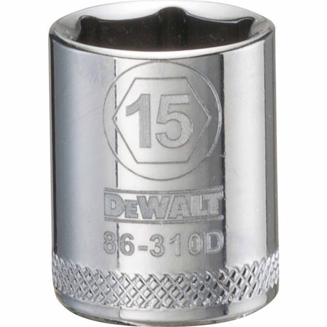 Dewalt DWMT86310OSP Mechanics 6 Point 3/8" Drive Socket 15 MM