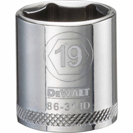 Dewalt DWMT86314OSP Mechanics 6 Point 3/8" Drive Socket 19 MM