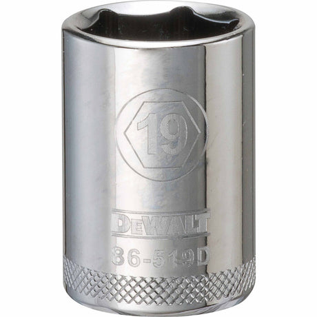Dewalt DWMT86519OSP Mechanics 6 Point 1/2" Drive Socket 19 MM