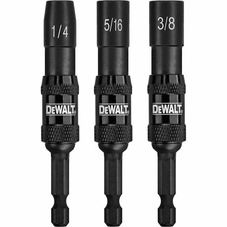 DeWalt DWPVTDRV3 3 Piece Magnetic Impact Ready Pivoting Nut Driver Set