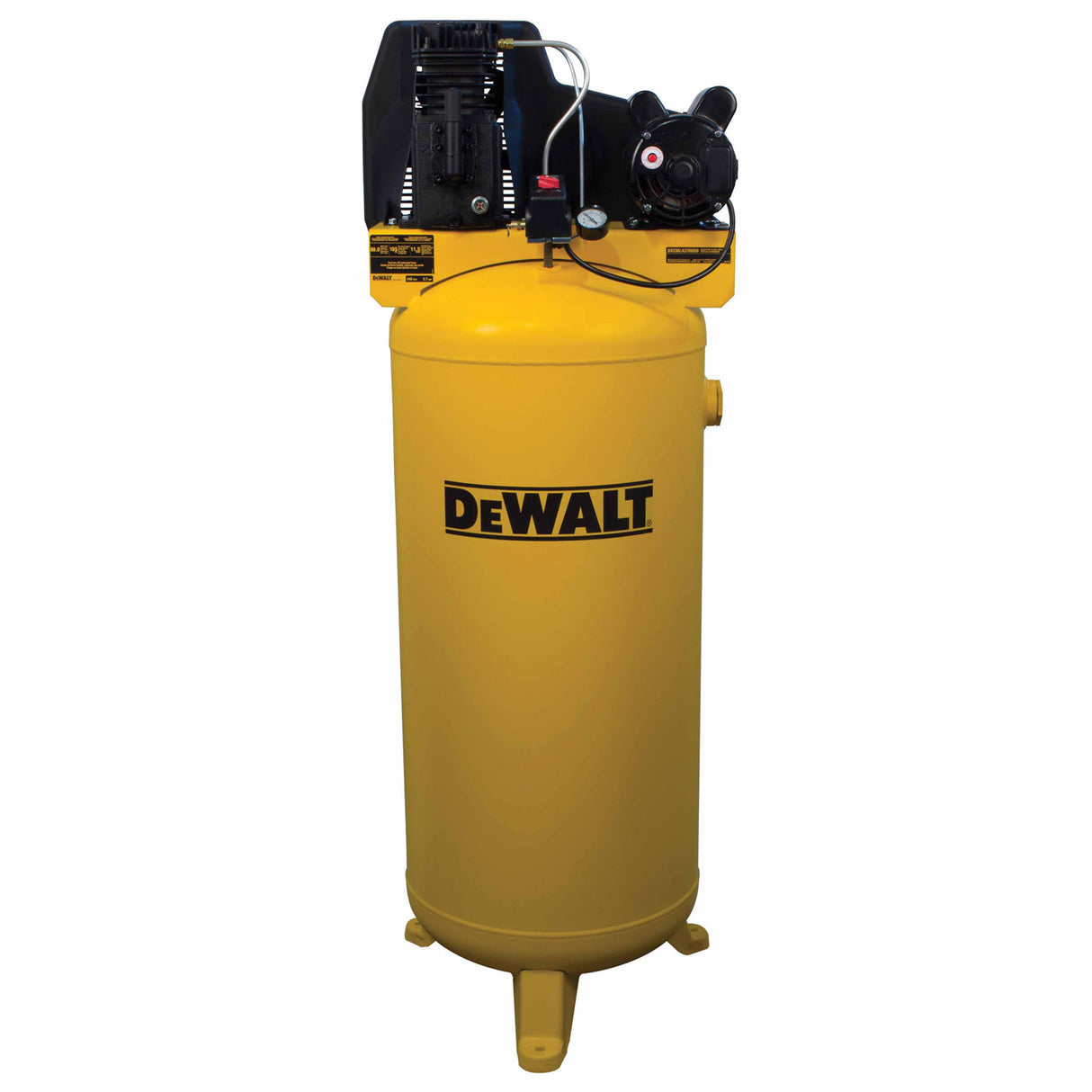 Dewalt DXCMLA3706056 60 Gallon Cast Iron Oil Lubricated Air Compressor with Belt Drive