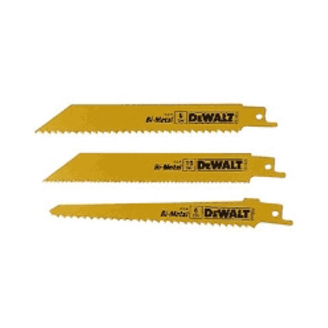 DeWalt DW4856 6 Piece Wood/Metal Cutting Reciprocating Saw Blade Set