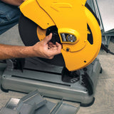 DeWalt D28715 14" Heavy-Duty Chop Saw with Quick-Change Keyless Blade Change System - 15