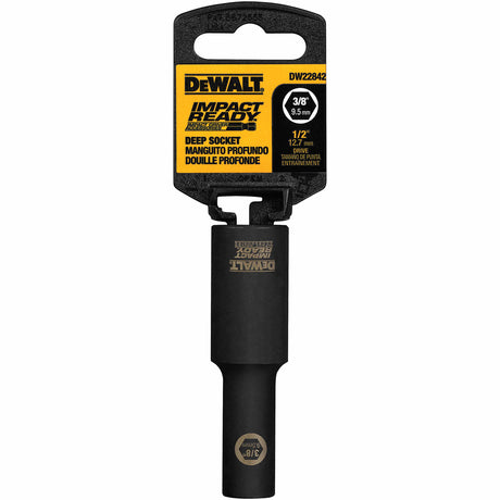 DeWalt DW22842 3/8" Deep Pocket Impact Ready Socket 1/2"