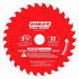 Diablo D0532F 5-7/8" x 32 Tooth Steel Demon Carbide-Tipped Saw Blade for Metal