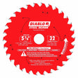 Diablo D0532F 5-7/8" x 32 Tooth Steel Demon Carbide-Tipped Saw Blade for Metal