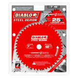 Diablo D0748FM 7" x 48T Ferrous Metal Saw Blade Steel Demon 20mm Arbor - 2