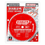 Diablo D0756F 7-1/4" x 56T x 5/8 Steel Demon Ferrous Cutting Saw Blade - 2
