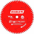 Diablo D0860X 8-1/4" 60-Tooth Fine Finish Saw Blade