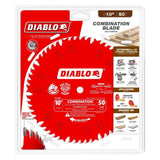 Diablo D1050X 10" x 50 Combination Saw Blade - 2