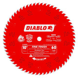 Diablo D1060X 10" x 60 Fine Finish Saw Blade