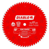 Diablo D1060X 10" x 60 Fine Finish Saw Blade