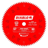 Diablo D1280X 12" x 80 Fine Finish Saw Blade