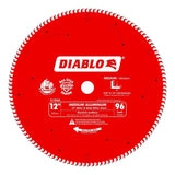Diablo D1296N 12" x 96-Tooth Medium Aluminum Cutting Circular Saw Blade