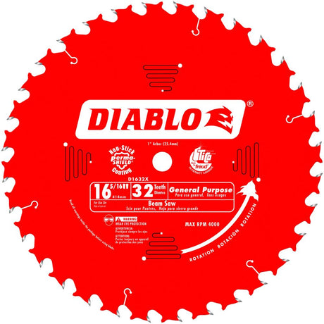 Diablo D1632X 16-5/16" x 32 Beamsaw Blade