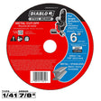 Diablo DBDS60045101F Steel Demon 6" Type 1/41 Metal Cut-Off Disc