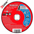 Diablo DBX045045101F 4-1/2" Thin Kerf Metal Cut-Off Disc for X-Lock and All Grinders