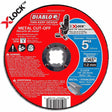 Diablo DBX050045101F 5" Thin Kerf Metal Cut-Off Disc for X-Lock and All Grinders