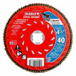 Diablo DCX045040X01F 4-1/2" 40-Grit Flap Disc for X-Lock and All Grinders