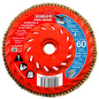 Diablo DCX045060B01F 4-1/2" Steel Demon Flap Disc 60 Grit - with Speed Hub