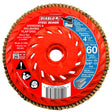 Diablo DCX045060B01F 4-1/2" Steel Demon Flap Disc 60 Grit - with Speed Hub