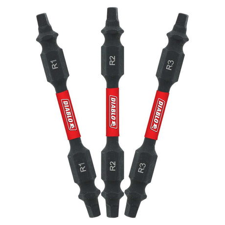 Diablo DDESQ225B 2-1/2 in. Double-Ended Square Drive Bit for Impact Drivers