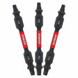 Diablo DDESQV25-S3 2-1/2" Double-Ended Square Drive Bit Assorted Pack (3-Piece)