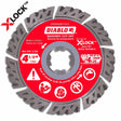 Diablo DDX045SET101C 4-1/2" Diamond Segmented Turbo Masonry Cut-Off with X-LOCK arbor