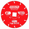 Diablo DDX060DIA101F 6" Diamond Rimmed Disc for Metal Cutting for X-Lock and All Grinders